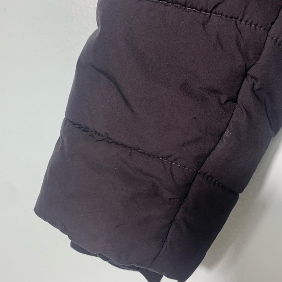 Boys Columbia size 10-12 medium hooded black zip up puffer coat VGUC - Picture 4 of 15